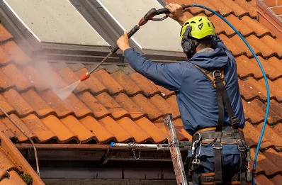 Démoussage et hydrofuge de toiture à Cagnoncles